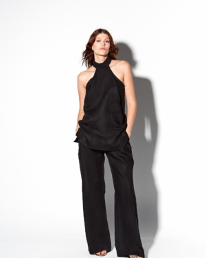 high neck top