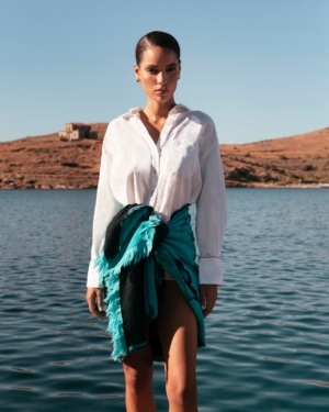 loose fit linen shirt