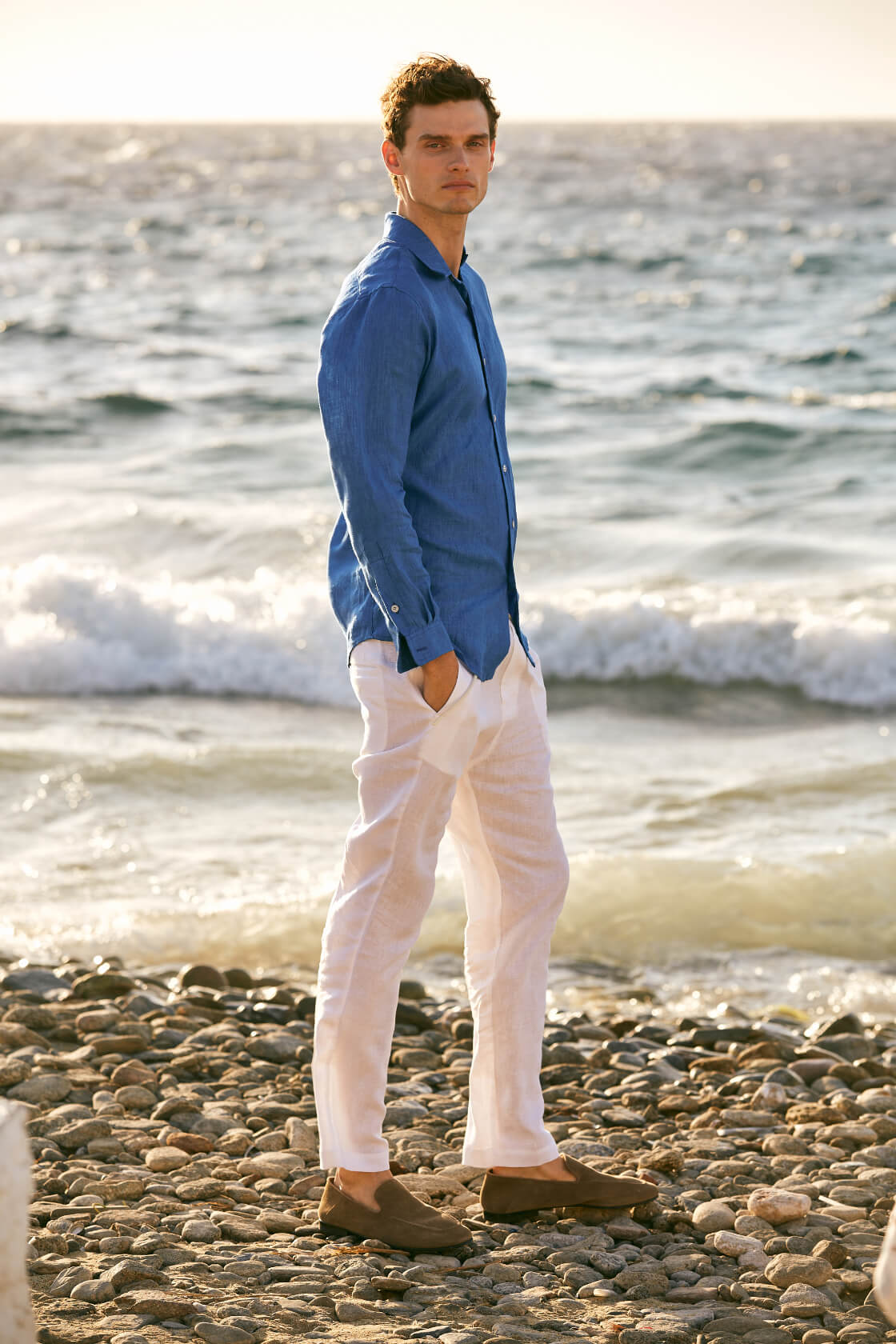 Kastor men’s 100% linen pants