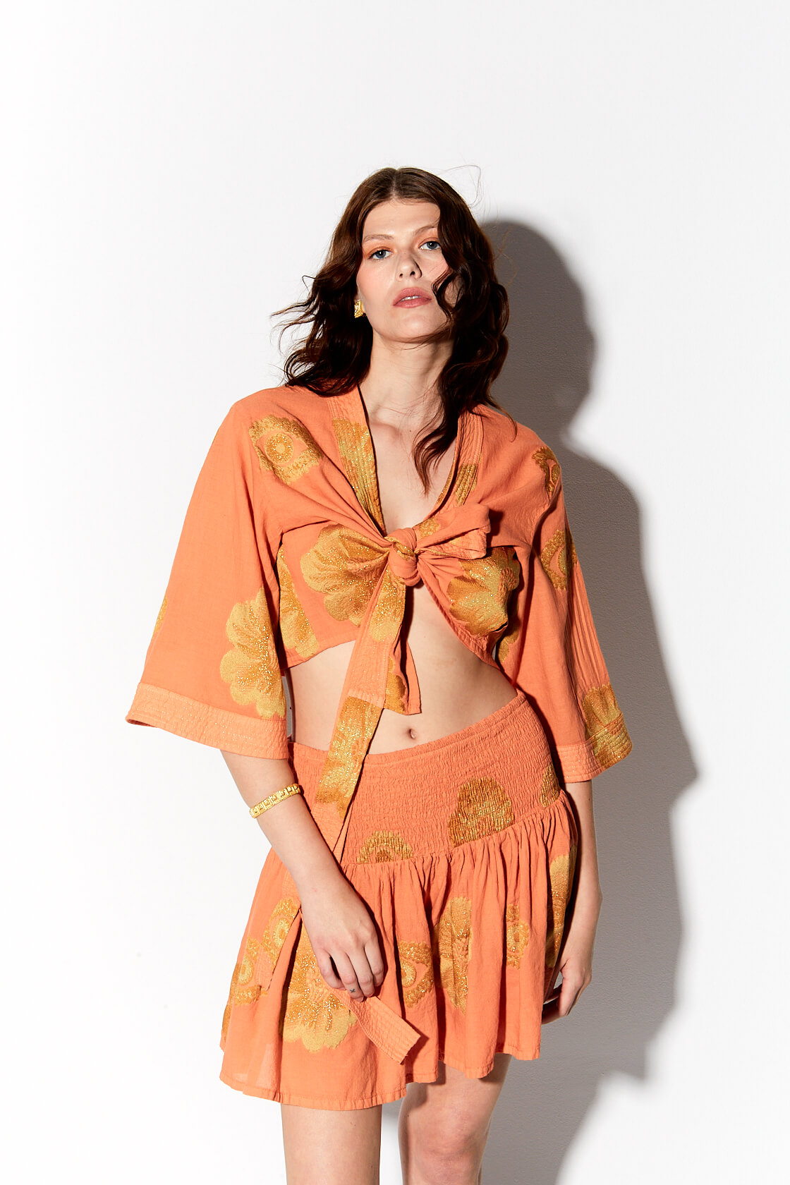 Io loomed mini skirt