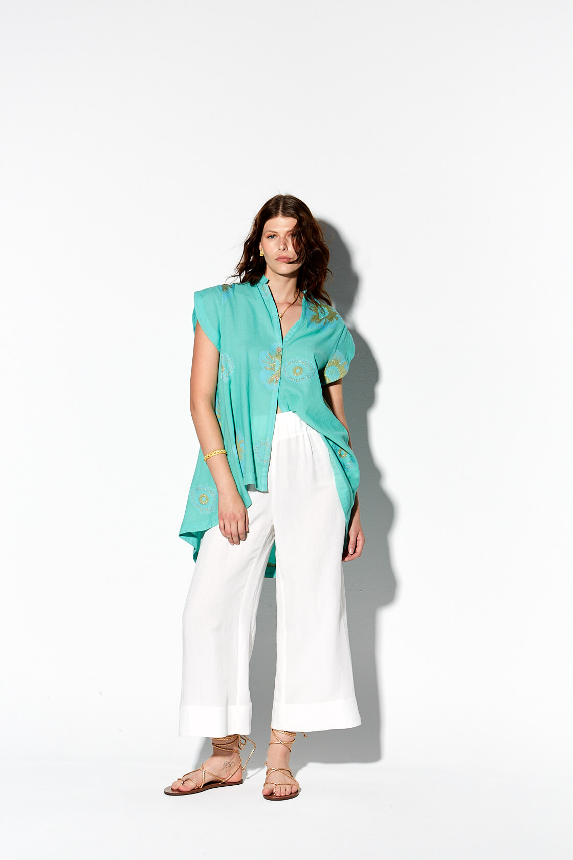 Ianthe monochromatic cropped pants