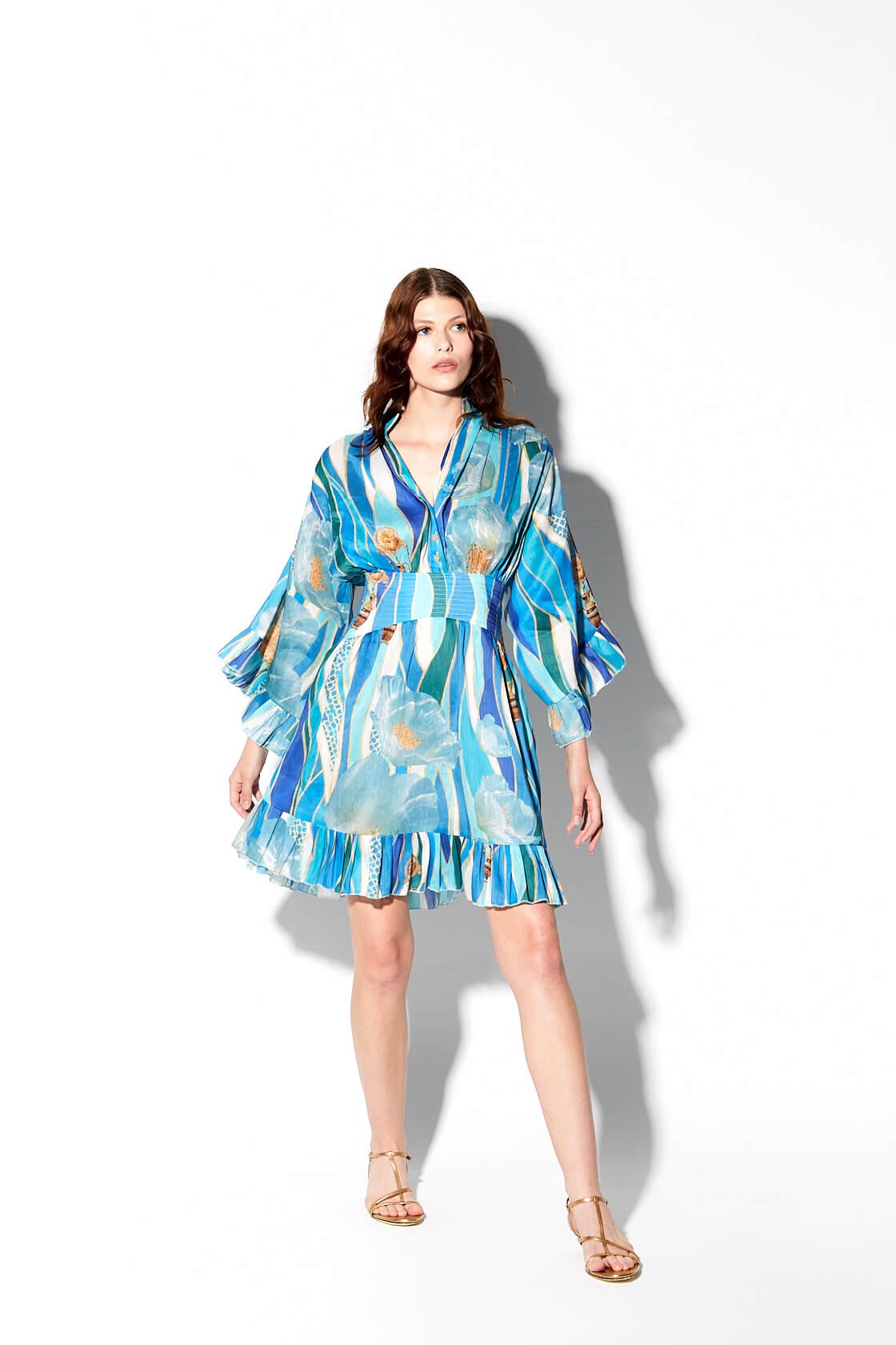Adamantia thalassa print mini dress