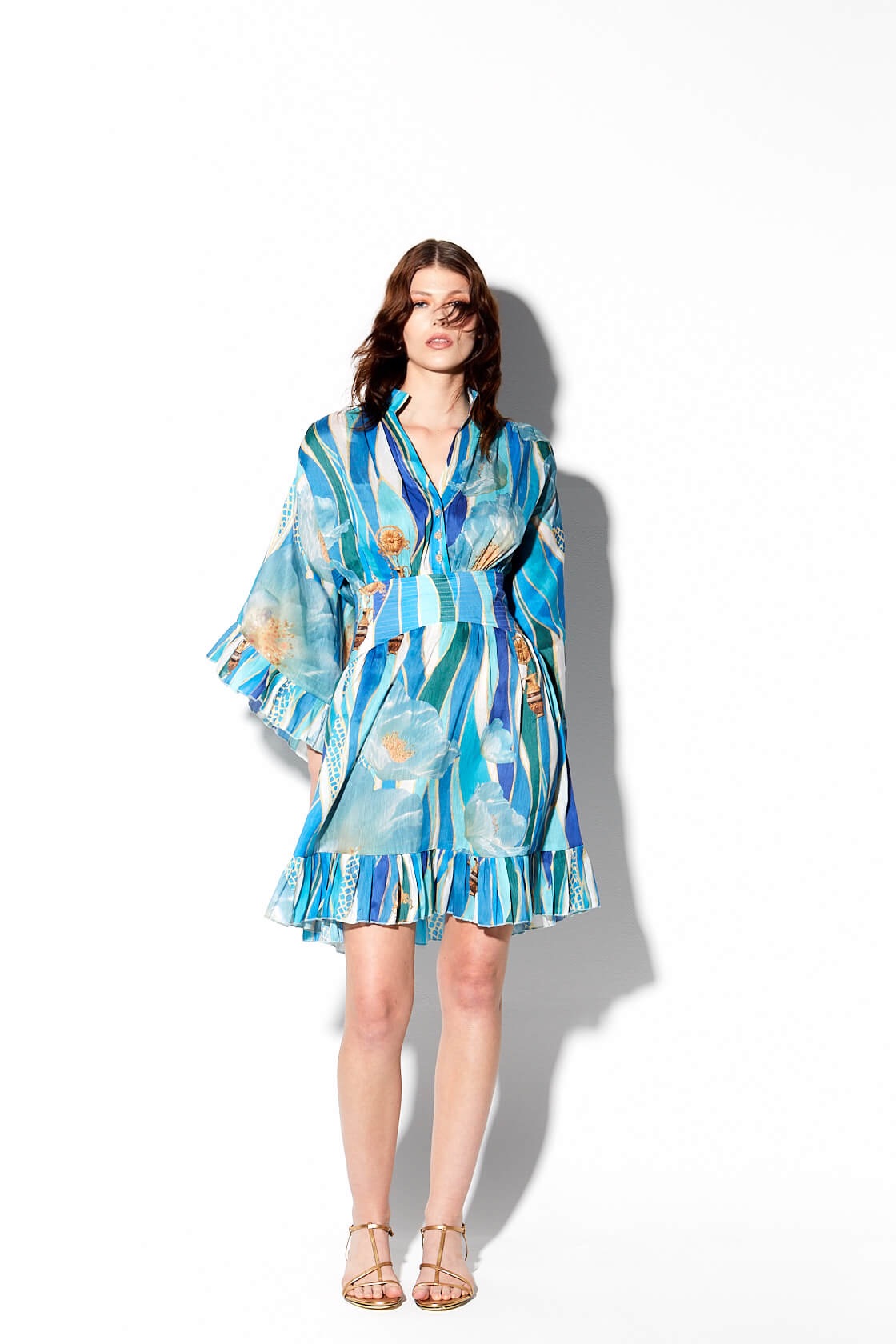 Adamantia thalassa print mini dress