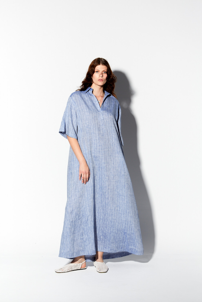 Peitho linen maxi dress