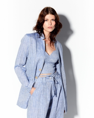 Amalthea linen blazer