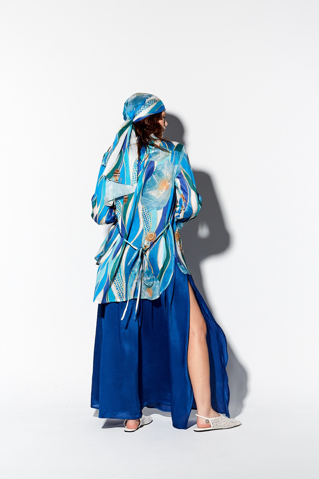 Eirene maxi skirt with side slits