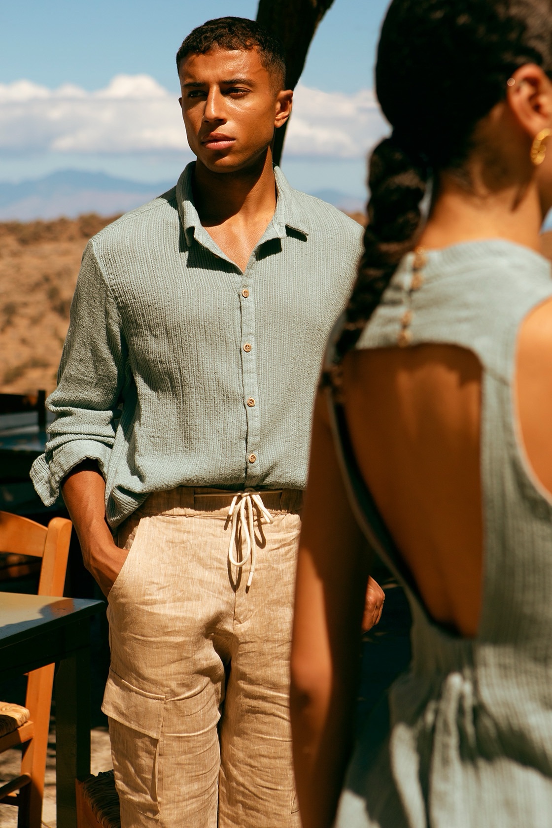 Iason cotton-linen shirt