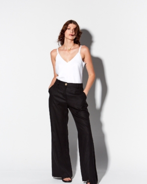 Aplotis wide legs linen pants