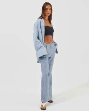 Zahara linen flared pants