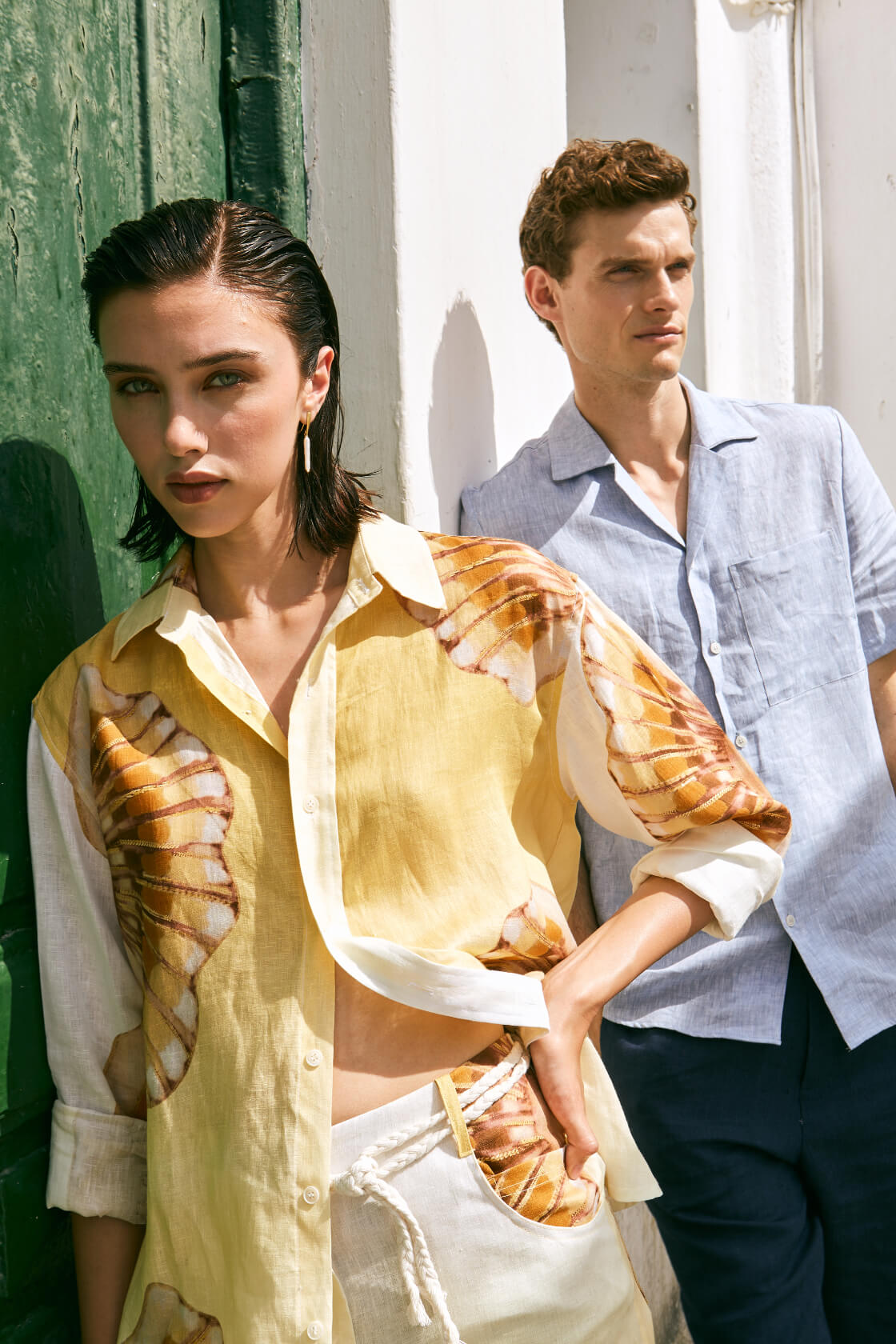 Iris oversized linen shirt