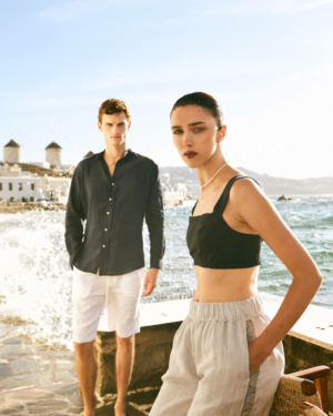 straight-leg linen pants the core edit