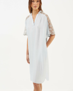 midi short-sleeved dress