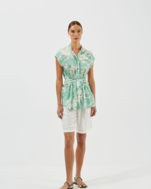 short sleeves printed shirt